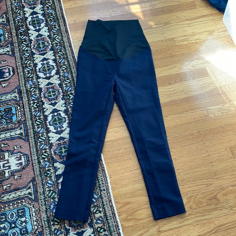 Navy Loft maternity slacks. 2P Maternity